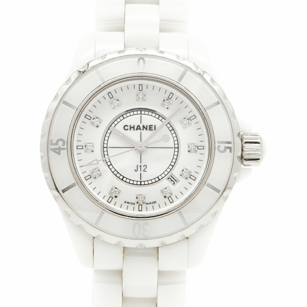 Chanel J12 H1628 White Dial Women's Watch